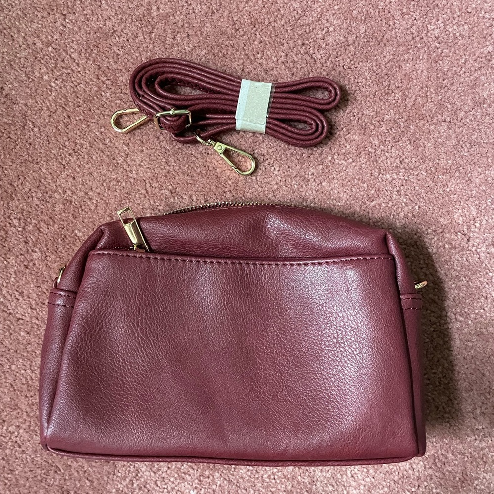 Triple Zip Crossbody